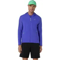 Asics Road Packable Jacket - cobalt burst/illuminate green, M