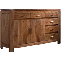 Massivmoebel24 Shaman 150 x 90 x 45 cm golden