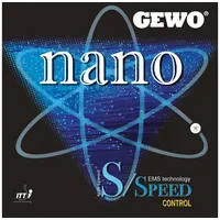Gewo Belag Nano S/Speed Control, schwarz 1,6 mm