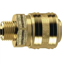 Tecwerk Schnellver.Kup.DN 7,2,AG MS blk Gew.G 1/4 Zoll 13,16mm