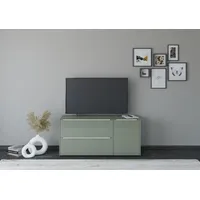 Set One by Musterring TV-Lowboard Reno Glas Olivgrün