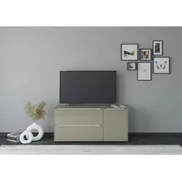 Set One by Musterring TV-Lowboard Reno Glas Grau Taupe