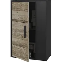 Vicco Regal, Berno, Schwarz/sandeiche, 50.1 x 78.4 cm) Mit