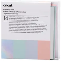 Cricut Klebekarten, Pastell-Musterset – S40, farbsortiert