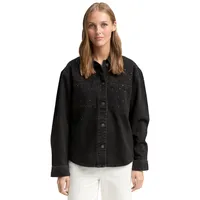 Tom Tailor Jeansjacke mit Strass, schwarz S