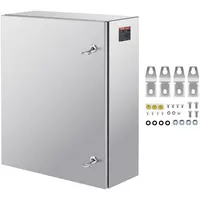 Vevor Schaltschrank Elektroverteilerkasten, 600x500x200 mm, Edelstahl 304, Wandmontage, für