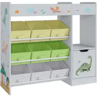 [en.casa] Kinderregal Søndreland 80 x 90 x 30 cm