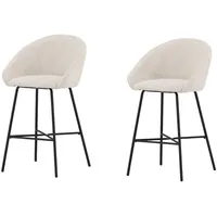 Venture home Barhocker 2er Set onesize schwarz/weiß
