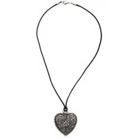 FIRETTI Kette mit Anhänger FIRETTI "Herz, groß, liebevoll", schwarz