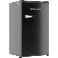Respekta KG83S-52 Retro-Kühlschrank (92 l, 831 mm hoch,Schwarz)