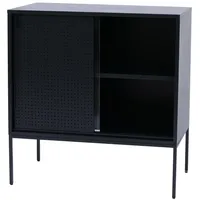 Mendler Kommode HWC-O90, Schrank Sideboard Highboard, Industrial Staufächer Schiebetüren