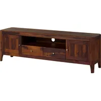 MASSIVMOEBEL24.DE BROOKLYN #17 Lowboard 178x40x55 cm Walnuss geölt Holz