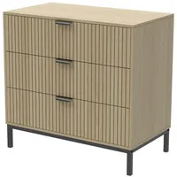 Vicco Lennox 72 x 69 cm Eiche / Schwarz
