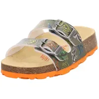 Superfit Fussbettpantoffel Grün/Mehrfarbig 32
