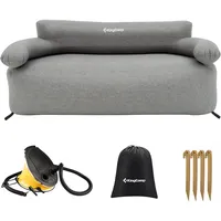 KingCamp Luftsofa Granit Grau