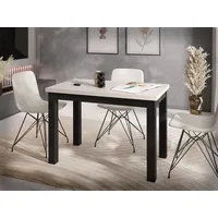 WFL GROUP Rechteckiger Küchentisch 100 x 60 cm beige