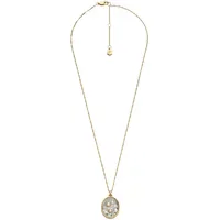 Fossil Kette mit Anhänger SUTTON Gold/Edelstahl