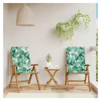 VidaXL Gartenstuhl 74,5 x 3 x 104 cm braun