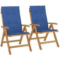 VidaXL Gartenstuhl 74,5 x 74,5 x 104 cm braun