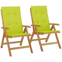 VidaXL Gartenstuhl 74,5 x 74,5 x 104 cm braun