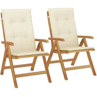 VidaXL Gartenstuhl 66,7 x 95,1 x 34,9 cm teak