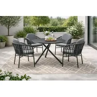 Destiny Como Set 5-tlg. Grau