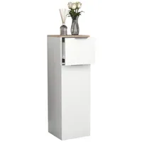 VCM Badmöbel Midischrank Badschrank Schublade Donali