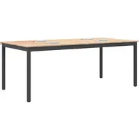 VidaXL Natur 200 x 75 x 100 cm braun
