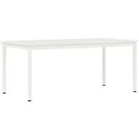 VidaXL Esstisch 180 x 75 x 90 cm weiß