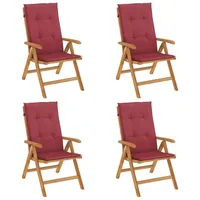 VidaXL Gartenstuhl 25 x 74,5 x 104 cm rot