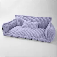 Noviclass-shop Hundesofa | Katzensofa 'Chaffar' | Flieder XL (120cm))