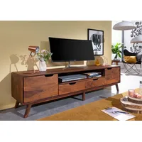 MASSIVMOEBEL24.DE TV-Board Sheesham 180x40x48 walnuss, lackiert MALMÖ 2 #121