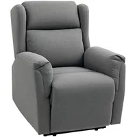 Homcom Relaxsessel mit Liegefunktion Leinen 80 x 101 x
