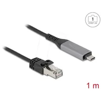 DeLock USB LAN Kabel Typ-C> RJ45 Gigabit Ethernet 1