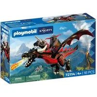 Playmobil Knights Schwarzer Drache 72114