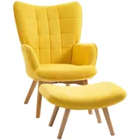 Homcom Ohrensessel Cord 80 x 99 x 80 cm