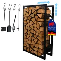 Proregal Kaminholzregal PHOENIX Metall 100-150 x 40-65 x 25