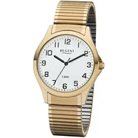 REGENT Armbanduhr Regent Zugarmband gold mittel (ca. 39mm) |