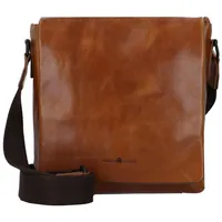 GREENBURRY Newport Messenger Leder 24 cm braun