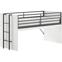 Vipack Hochbett Sam 90 x 200 cm Eiche weiß