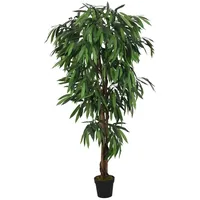 VidaXL Mangobaum Künstlich 1050 Blätter 200 cm Grün