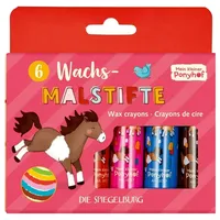 Die Spiegelburg Wachsmalstifte 6 St. Mein kl. Ponyhof