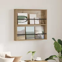 VidaXL Magazinregal Artisan-Eiche 80 x 12 x 70 cm