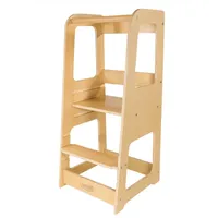 Lemodo Lernturm aus Birke  höhenverstellbar natur beige