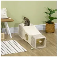 PawHut Katzentunnel 98 x 30 cm Beige