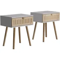 Vicco Nachtschrank Holk 40 x 30 x 47 cm