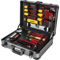 Stier Elektriker-Werkzeugsortiment 128-tlg. Aluminiumkoffer