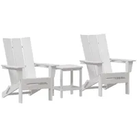 VidaXL Gartenstuhl 80,5 x 74,5 x 92 cm weiß