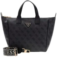 GUESS Schultertasche Follie Small Tote Bag Coal Logo