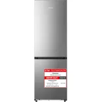 Hisense RB3K330SAIC Kühl-Gefrierkombination (330 l, 1856 mm hoch, Silber)